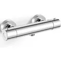 Produktbild: Duschthermostat Mischbatterie mit Sicherheitstaste Chrom - 38°C