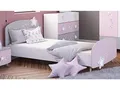 Produktbild: möbelando Kinder-Bett Motivbett Einzelbett Mädchenbett Prinzessinnenbett Savannah I