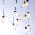Produktbild: LED Lichterkette Mini Glasflaschen Befüllen Deko Fläschen Dekolichterkette