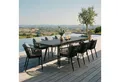 Produktbild: IDIMEX Garten-Essgruppe SUNNY, Gartenmöbel Set mit 8 Stühlen & ausziehbarem Tisch schwarz/grau