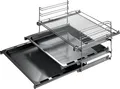 Produktbild: Bosch Teleskopauszug HEZ438301 3-fach | Backofen-Zubehör | Edelstahl | für 60 cm Öfen | max. 16 kg Belastung