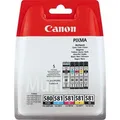 Produktbild: Canon PGI-580+CLI-581 C/M/Y/BK MultiPack Blister