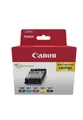 Produktbild: Canon Original PGI-580 + CL-581 Druckerpatronen Multipack - 1 x schwarz / je 1 x CMY (2078C007)