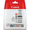 Produktbild: 1 bis 10x Canon Multipack-Tinte für Canon Pixma, PGI-580/CLI-581 BIS 12% RABATT