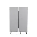 Produktbild: hjh OFFICE Trennwand 2er FLEXMIUT Panel Sichtschutz Akustikwand PET Polyester