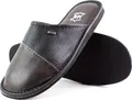Produktbild: Leder Pantoletten Herren Hausschuhe Lederpantoffeln Echtleder Pantoffeln 42