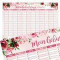 Produktbild: Geburtstagskalender Rose Motiv I DIN A3 I Dauerkalender jahresunabhängig dv_619