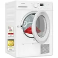 Produktbild: Exquisit Wärmepumpentrockner, 10 kg, 16 Programme, Knitterschutz, LED, Trockner, Frontlader, TWP1001-030D weiss