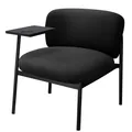 Produktbild: COMHOMA Loungesessel Sessel Relaxsessel Ohrensessel modern, Polsterstuhl mit Metallbeinen, Einzelsofa für Wohnzimmer/Schlafzimmer/Garten, Schwarz