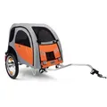 Produktbild: TrendPet Fahrradhundeanhänger Comfort Wagon M, mit Komfortfederung grau|orange