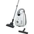 Produktbild: Siemens VSZ4GM338 Staubsauger Silber/Weiß mit Beutel