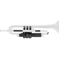Produktbild: pBoneMusic pTrumpet 700631 Trumpet with pocket and mouthpiece white (Trompete, Gerade) (700631)