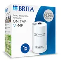 Produktbild: BRITA Filterkartusche ON TAP V-MF für ON TAP Pro V-MF Wasserfilter für den Wasserhahn (600l) - Ersatzkartusche reduziert 99,99% Bakterien, Chlor, Mikroplastik und Metalle wie Blei und Kupfer
