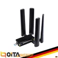Produktbild: WaveShare 5G USB3.1 Dongle Modul, M.2 Key B, 4 Antennen, Alu-Kühlkörper