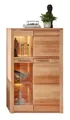 Produktbild: Innostyle Stauraumvitrine 2 Türen, mit LED, FSC, Kernbuche teilmassiv - 85x137x40cm (B/H/T)