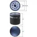 Produktbild: KNECHT Ölfilter oc1051 Anschraubfilter 80mm Gewindemaß3/4-16UNF für Ford Volvo Chrysler ASIA & OCEANIA LADA MAZDA