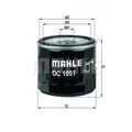 Produktbild: MAHLE ORIGINAL Oil Filter OC 1051