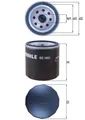 Produktbild: Ölfilter KNECHT OC 1051 Anschraubfilter für FORD VOLVO MAZDA FIESTA MAX FOCUS KA