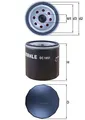 Produktbild: MAHLE Ölfilter  u.a. für FORD, FORD USA, HYUNDAI, LADA