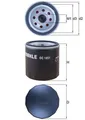 Produktbild: MAHLE OC 1051 Ölfilter für FORD,FORD ASIA & OCEANIA,FORD AUSTRALIA,FORD USA,HYUN