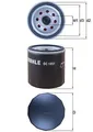 Produktbild: MAHLE OC 1051 Ölfilter für FORD FORD USA HYUNDAI LADA LAND ROVER MAZDA MORGAN