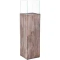 Produktbild: Vivanno Windlichtsäule Candela 27 cm x 27 cm x 100 cm Umbraantik