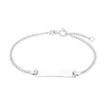 Produktbild: Amor Identarmband 925 Sterling Silber Damen Armschmuck, 17+2 cm, Silber, Kommt in Schmuck Geschenk Box, 9048762