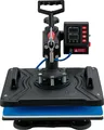 Produktbild: VEVOR Heat Press, 5-in-1 Wärmepresse, Maschine, 29 x 38 cm Klappschalen-Sublimations-Transferdrucker, schnelles Aufheizen, digitale präzise Temperaturkontrolle, Vinyl-Heizpresse