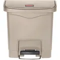 Produktbild: Rubbermaid Tretabfalleimer Slim Jim 1883455 Kunststoff 15l beige