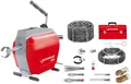Produktbild: ROTHENBERGER R600 Rohrreinigungsmaschine mit Spiralen-/Werkzeugset Standard 16mm-22mm, 40mm-150mm Arbeitsbereich Durchmesser, 230V, 50Hz | 19173 | Maschine für Rohrreinigung