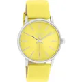 Produktbild: Oozoo Armbanduhr gelb Leder Timepieces Damen Analog-Quarzuhr UOC11462 - Gelb