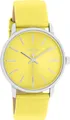 Produktbild: Oozoo Armbanduhr gelb Leder Timepieces Damen Analog-Quarzuhr UOC11462