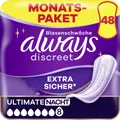 Produktbild: Always Monatspaket Discreet Inkontinenz Einlagen Ultimate Nacht 8006540351987