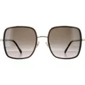 Produktbild: Jimmy Choo Quadratische Damen Gold Braun Braun Farbverlauf JAYLA/S