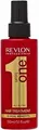 Produktbild: Revlon UniqOne Hair Treatment 150ml, 150 ml, Frauen, Alle Haare, Farbschutz, Schutz, Auffrischend, Reparatur, Glanz, Glättend, Weichmachend, Verstärkung, Behandlung, Blume, Hyazinthe, Zitrone, Birne, Petitgrain, Weiße Blume, Spray