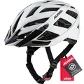 Produktbild: ALPINA PANOMA Classic - Leichter, Optimal Belüfteter Touren Fahrradhelm Mit Optionalen LED-Licht Für Erwachsene, White, S (52-57 cm)