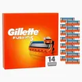 Produktbild: Gillette Rasierklingen Fusion5, für Herrenrasierer, 5-fach Klinge, 14 Stück