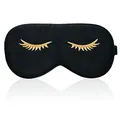 Produktbild: Schlafmaske aus 100% Seide, mit verstellbarem Riemen, bequem und super weich, Schlafhilfe, Augenbinde