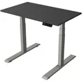 Produktbild: Steh-/Sitztisch Move 2 elektrisch Fuß silber 100x60x63-127cm anthrazit