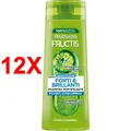 Produktbild: 12 X Fructis KrÄftiges & GlÄnzendes Shampoo - FÜr Normales Haar Mit Grapefru