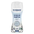 Produktbild: EVONOX Clean Everest - Wäscheparfüm, Weiße Seifenbrise, Frühlingsfrische Wäscheparfüm, Langanhaltender Wohlgeruch, 3X länger anhaltender Duft, 20 Waschen, Vegan (210 g)