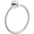 Produktbild: GROHE Handtuchhalter Essentials 40365001, silber, zur Wandmontage, verchromtes Metall, Länge 18 cm