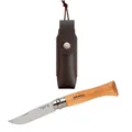 Produktbild: Opinel Inox No. 08 Klappmesser-Set, Buche
