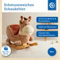 Produktbild: Bieco Plüsch Schaukeltier Giraffe | Schaukelpferd Baby | Schaukeltier Baby | Kinderschaukel Indoor | Baby Wippe | Baby Schaukel | Schaukelpferd ab 1 Jahr | Schaukel Baby Spielzeug ab 1 Jahr