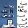 Produktbild: Wandregal Hängeregal Bücherregal Wandboard Trend Regal 3er Set Beton Vicco