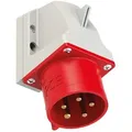 Produktbild: CEE-Wandgerätestecker 32A, 400V Twist, IP44, Schraubklemmen PCE