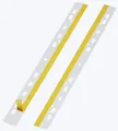 Produktbild: DURABLE Heftstreifen, selbstklebend für DIN A4 glasklar 806419
