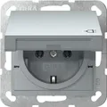 Produktbild: Gira 445426 Schutzkontakt-Steckdose KD System 55 F Alu