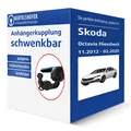 Produktbild: VAPOS Anhängerkupplung schwenkbar für SKODA Octavia Fliessheck III Typ 5E3 AHK