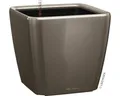 Produktbild: Pflanzkübel Lechuza Quadro 35 x 35 x H 33 cm taupe inkl. Erdbewässerungsystem Pf